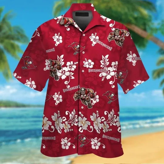 Discover Personalized Tampa Bay Football Buccaneerss Team Hawaiian Shirt Unisex Adult