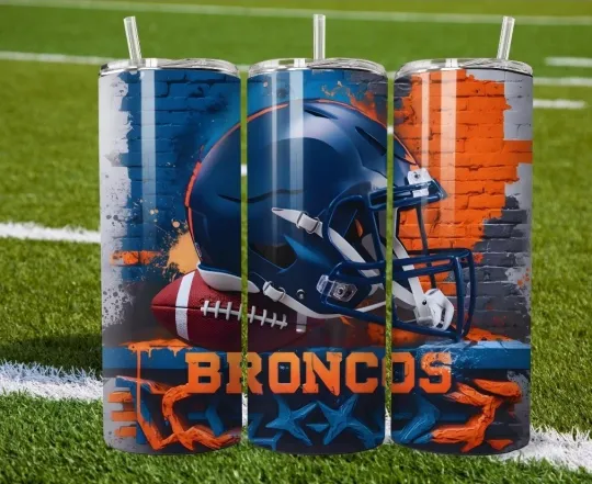 Broncos Football Tumbler