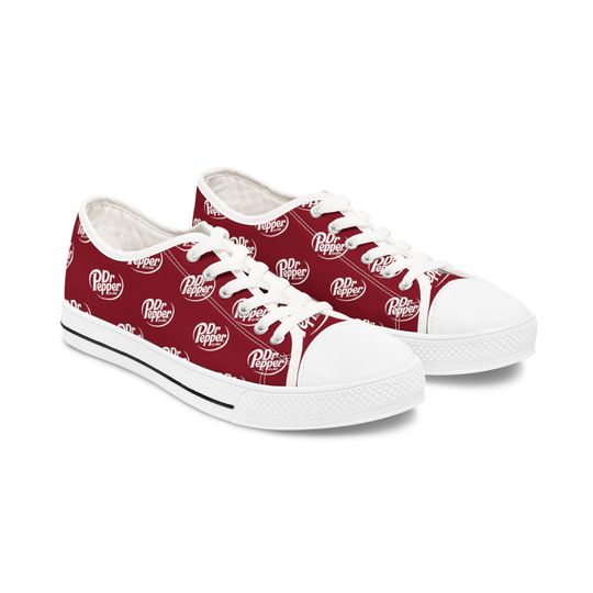 Discover Women's Dr Pepper Sneakers Low Top Athletic Shoes Runners