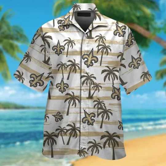 Discover Personalized New Orleans Football Saintss Team Hawaiian Shirt Unisex Adult S-5XL