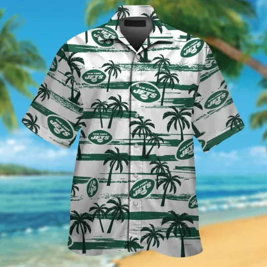 Discover Personalized New York Football Jetss Team Hawaiian Shirt Unisex Adult S-5XL