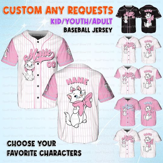 Discover Disney The Aristocats Marie Jersey, Duchess And Friends Jersey, Disney Marie Baseball Shirt, Disney The Aristocats Girl Trip Shirt
