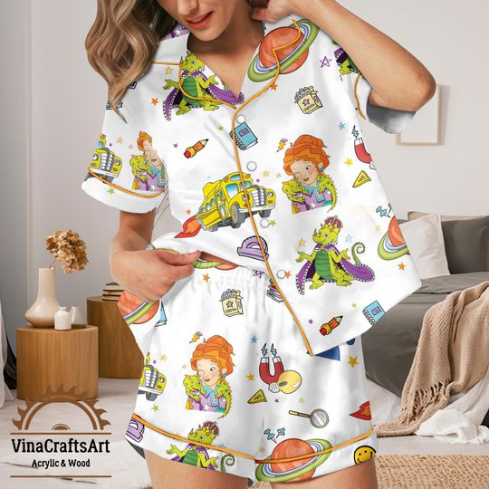 Discover Take Chances Make Mistake Get Messy Pajamas Set, Teacher Appreciation Pajamas, Preppy School Teacher Loungewear, Teacher Gift Pajamas