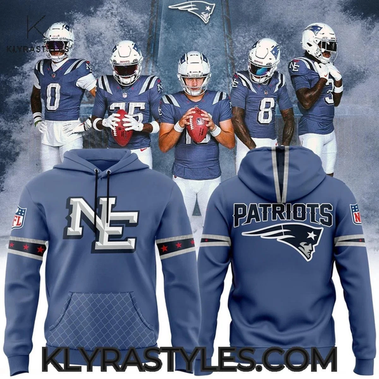 Discover New England city Patriot X Nor’Easter Blue Hoodie