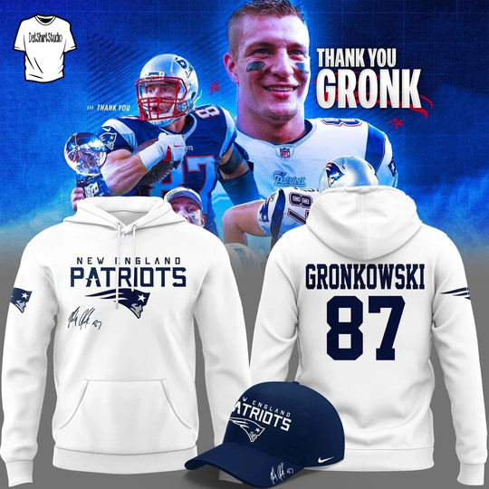 New England city Patriot – Rob Gronkowski Edition For Fans White Hoodie