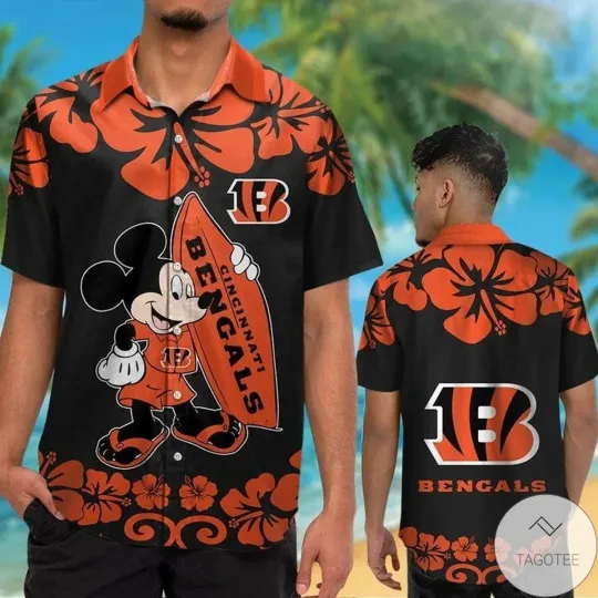 Discover Personalized Cincinnati Football Bengalss Team Hawaiian Shirt Unisex Adult S-5XL