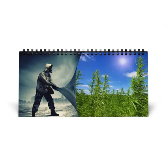 Hemp and Medical Cannabis Desktop Calendar 2026 with Stunning Images