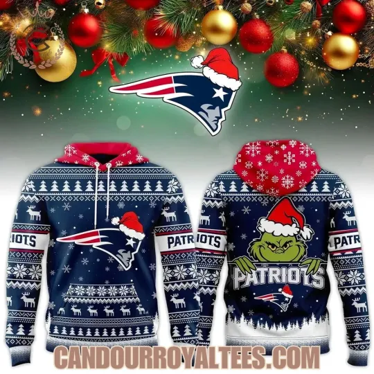 Discover New England city Patriot x Christmas Special Hoodie 2025