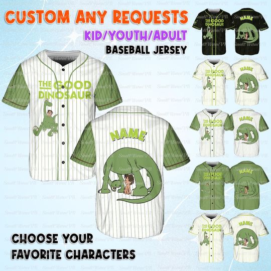 Discover Disney Good Dinosaur Movie Jersey, Dinosaur Arlo And Spot Jersey, Disney The Good Dinosaur Birthday Shirt, Disney Good Dinosaur Group Shirt