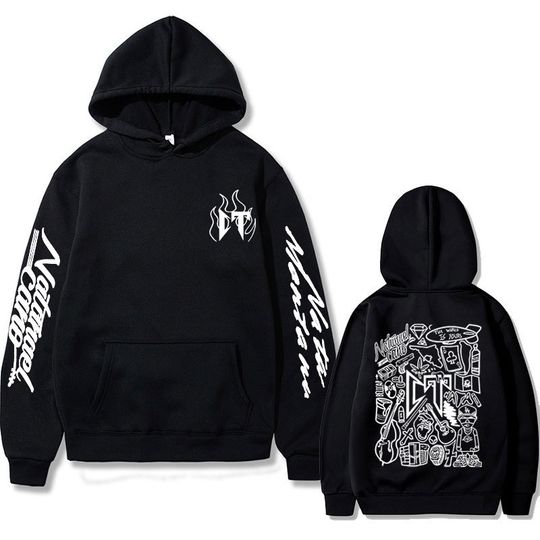 Discover Singer Natanael Cano Corridos Tumbados Sloth CT Double Printing Hoodie Harajuku Sweatshirts Women Men Long Sleeve Clothes