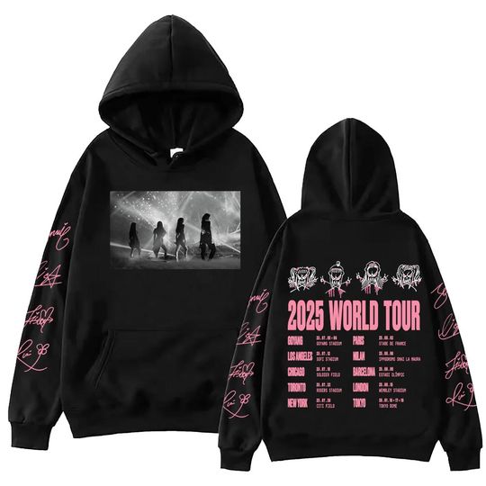 Pink Tour 2025 Hoodie Man Woman Harajuku Pullover Tops World Tour Sweatshirt Fans Gift Hip Pop Clothing