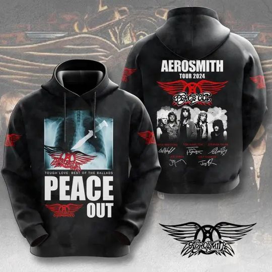 Discover Rock Band Aerosmith Hoodies Sweatshirt Aerosmith Tour 3D Print Hoodie Men Women Fashion Long Sleeve Causal Hoodies Men Tracksuit