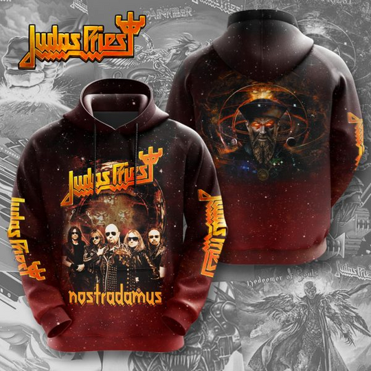 Hot Rock Judas Priest Band 3D Print Hoodie Autumn/Winter Men Hoodies Casual Oversized Top Hip Hop Sweatshirt Trend Men Clothing
