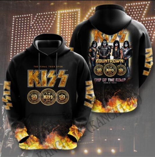 Mens Tour Hoodies New Rock Kiss Band 3d Print Hoodie Men Women Fashion Hoodie Sweatshirt Unisex Tracksuit Men Clothing Sudaderas
