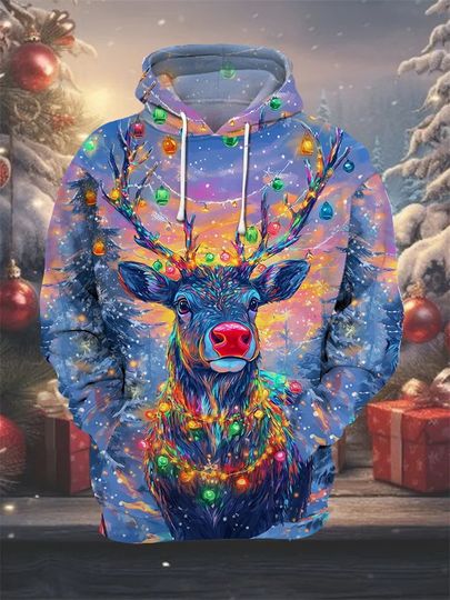 3D Print Excel Pattern Christmas Xmas Gift  Xmas Hoodies For Men Women Funny Graphic Hoodie 2026 New  Fashion Sweatshirts Tops