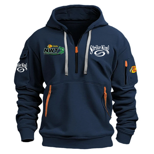 Discover Strike King Hoodie Half Zipper, Quarter Zip Hoodie National Walleye Tour