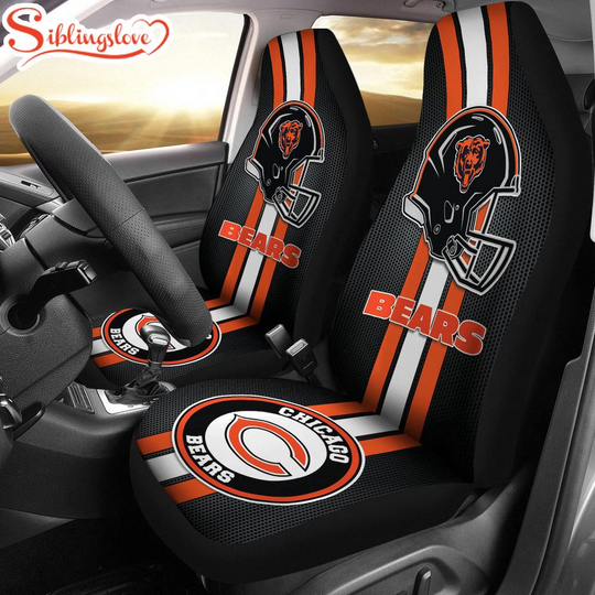 Discover Chicago Bears football Team Sport Car Seat Covers
