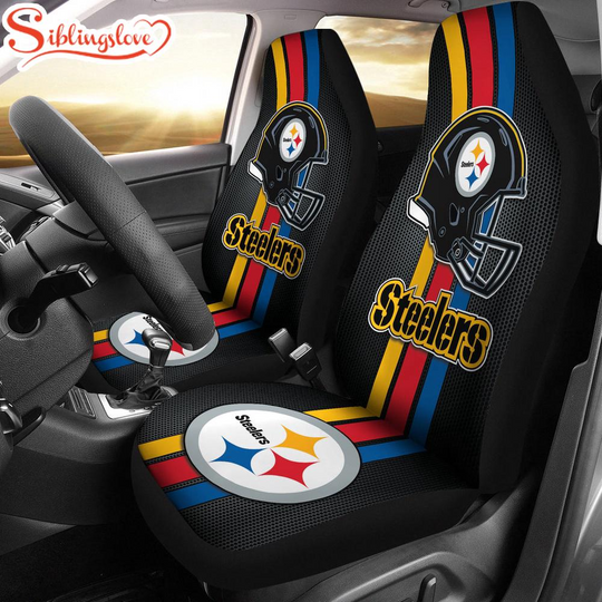 Discover Pittsburgh Steeler football Team Sport Car Seat Covers