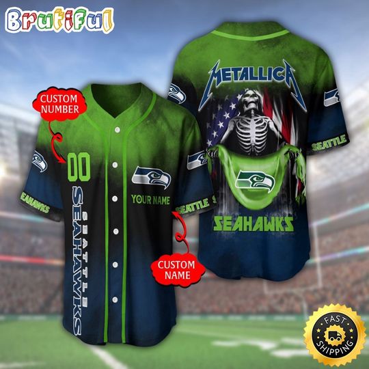 Discover Seattle Seahawks Baseball Jersey