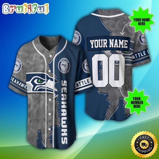 Discover Seattle Seahawks Baseball Jersey