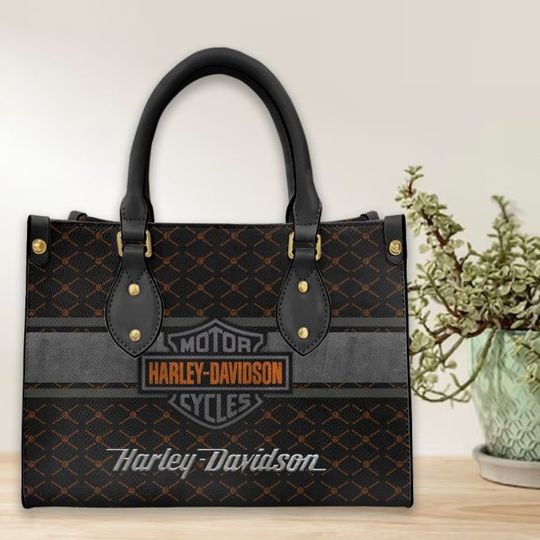 Discover Harley Racing Davidson Leather Handbag, Women's Leather Bag Gift