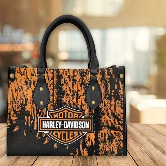 Harley Racing Davidson Leather Handbag, Women's Leather Bag Gift