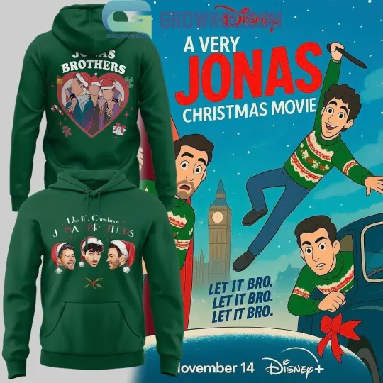 Discover Jonas Brothers A Very Jonas Christmas Movie Hoodie