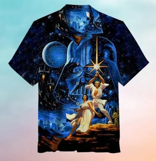 Discover Disney Star Wars Summer Starwars May The Force Be With You Aloha Hawaiian Shirt