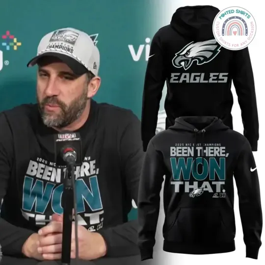 Discover Philadelphia Eagle 2025 NFC East Division Champions Limited Edition Hoodie