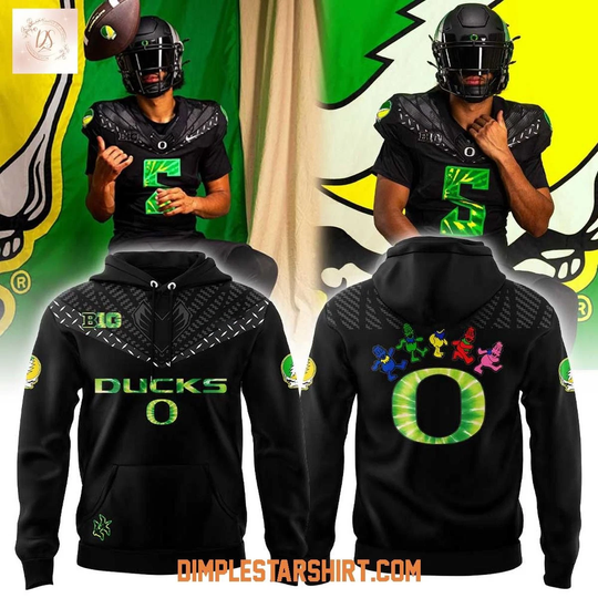 Oregon Duck x Grateful De*d "Grateful Ducks" 60 Years Limited 2025 3D Hoodie