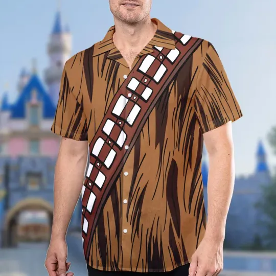 Disney Star Wars Chewbacca Universe Movie Hawaiian Shirt