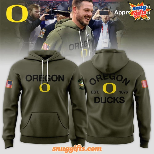 Discover Oregon Duck Military Appreciation 2025 Special 3D Hoodie