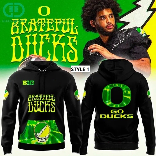 Oregon Duck x Grateful De*d "Grateful Ducks" Limited 2025 3D Hoodie