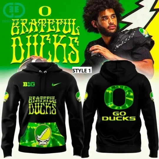 Discover Oregon Duck x Grateful De*d "Grateful Ducks" Limited 2025 3D Hoodie