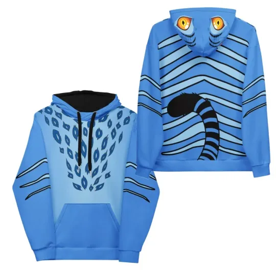 Demon Hunter Cosplay Derpy Tiger 3D Hoodie