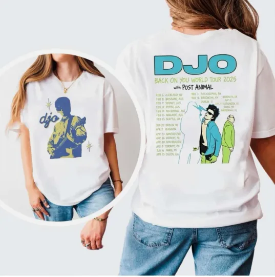 Discover DJO World Tour 2026 Two Sided T-Shirt