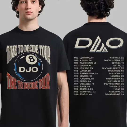 Discover Time to Decide Tour Shirt 2026, Concert DJO T-Shirt