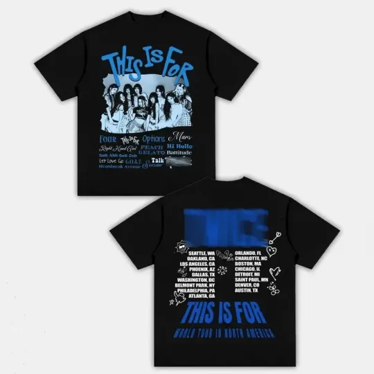 Discover Twice This Is For Tour 2026 Kpop Concert Fan Gifts Unisex T-Shirt