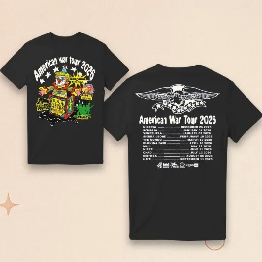 Discover Feed The People American War Tour 2026 Unisex T-Shirt