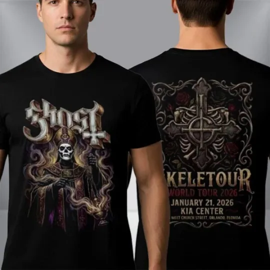 Ghost Band Skeletour World Tour 2026 Kia Center Orlando FL January 21 2026 Shirt