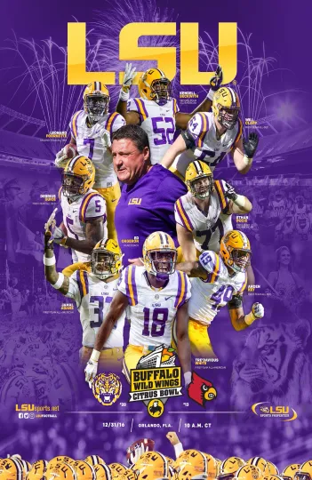 Discover LSU Tigers 2019 College Football National Champions Poster Joe Burrow