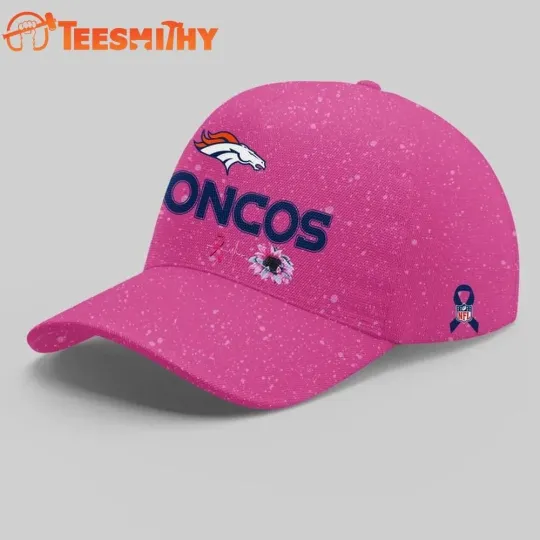 Discover Limited Edition Denver city Bronco Breast Cancer Awareness Pink 2025 Cap