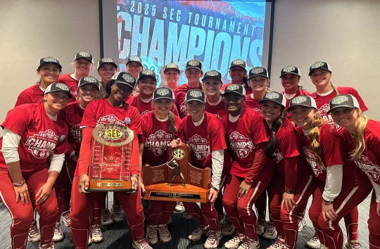 Oklahoma Sooners Softball 2025 SEC Champions Poster