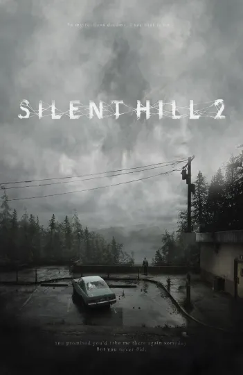 Silent Hill 2 Poster 2025 Survival Horror Game Vertical Poster