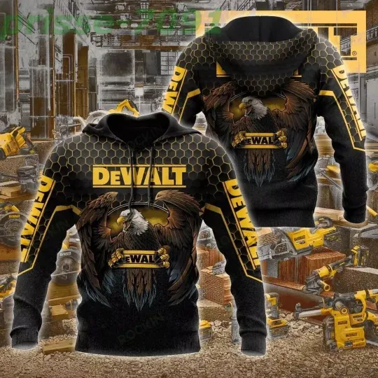 Discover Dewalt Men Print Pullover Hoodie 3d Gift For Valentine