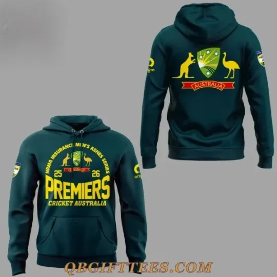 Discover Cricket Men Ashes Premiers Hoodie 3D