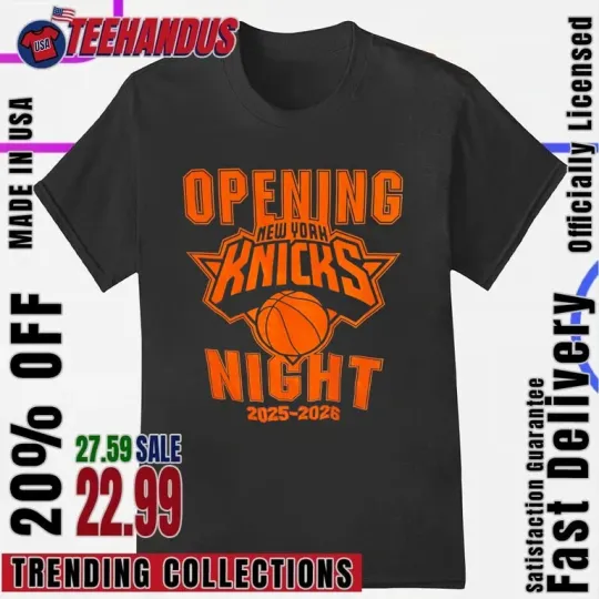Discover Knicks Opening Night 2025 2026 T-Shirt