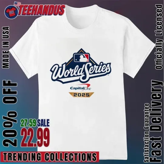 Discover World Series Capital One 2025 Logo T-Shirt