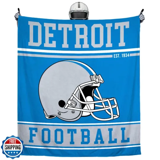 Discover Football Blanket for Men Women Football Lovers Gifts Soft Flannel