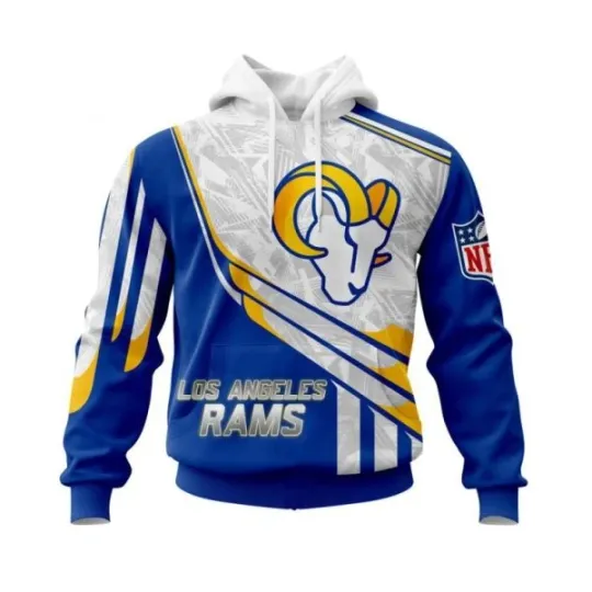 Discover Personalized Los Angeles Football Team Ramss Hoodie Lightweight Adults S-5XL